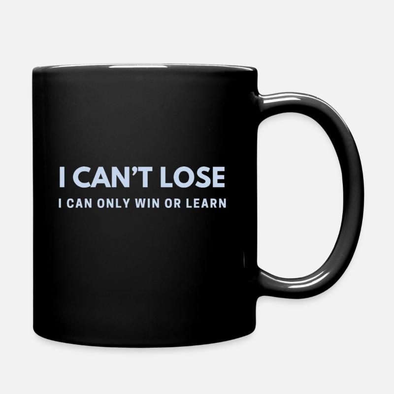 Ich kann nicht verlieren - Tasse einfarbig - Schwarz