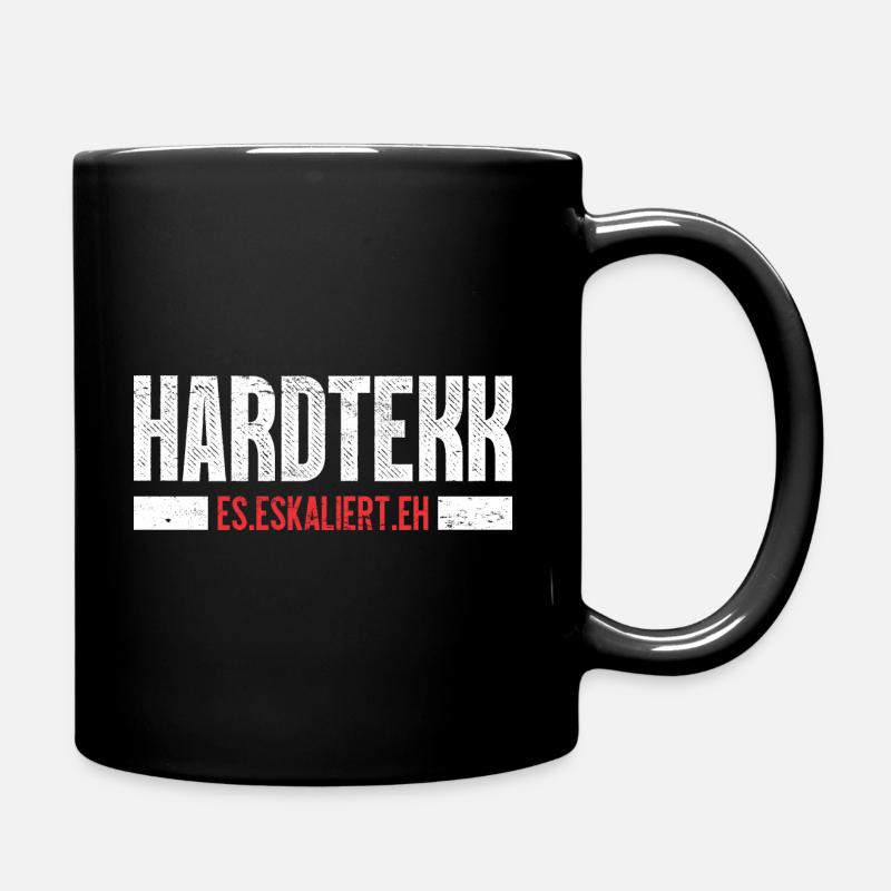 Hardtekk Rave Konzert Party Geburtstag Geschenk - Tasse einfarbig - Schwarz