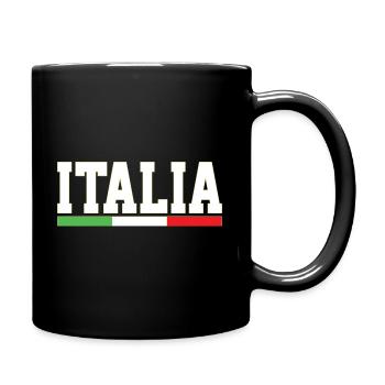 ITALIA Vacances Italy Drapeau italien - Mug uni - noir - Droite