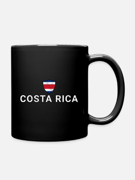 Costa Rica - Tasse einfarbig - Schwarz
