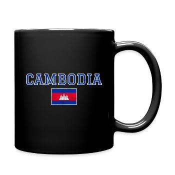 Cambodge - Mug uni - noir - Droite
