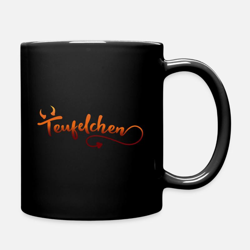 Teufelchen Teufel Kostüm Halloween - Tasse einfarbig - Schwarz