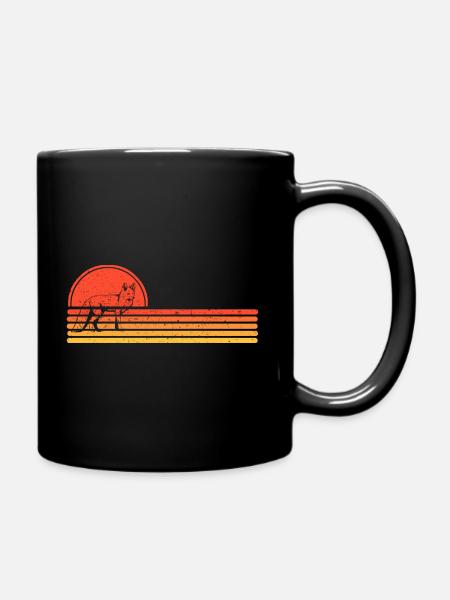 Fuchs - Tasse einfarbig - Schwarz