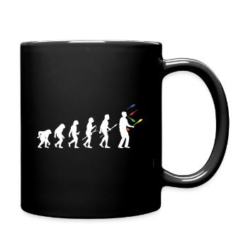 Jongleur Evolution Jonglerie Jonglerie Balles de Jonglage - Mug uni - noir - Droite