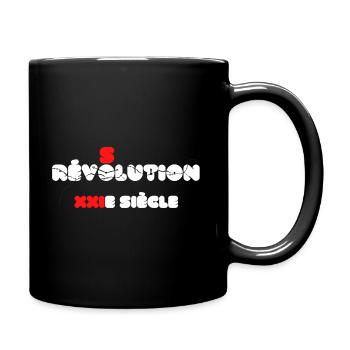 Revolution des einundzwanzigsten Jahrhunderts. Revolution.Jahrhundert - Tasse einfarbig - Schwarz - Rechts
