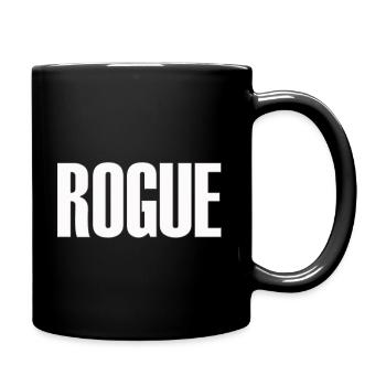 gauner rogue schurke schelm bandit spitzbube shirt - Tasse einfarbig - Schwarz - Rechts