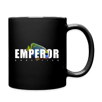 Empereur Poisson-ange Gardien de l’aquarium marin - Mug uni - noir - Droite