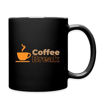 Coffee break - Full Colour Mug - black - Right