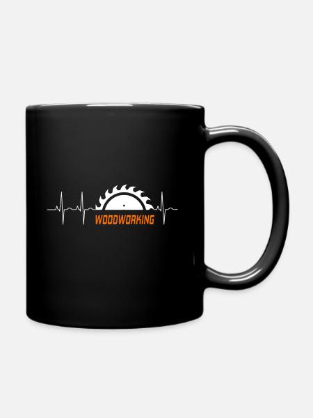 Woodworking - Tasse einfarbig - Schwarz