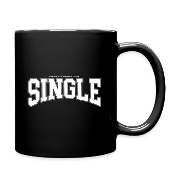 Single Shirt - Tasse einfarbig - Schwarz - Rechts