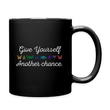 Give Yourself Another Chance - Full Colour Mug - black - Right