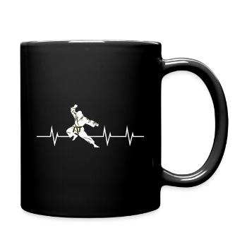 Battement de cœur martial - Mug uni - noir - Droite