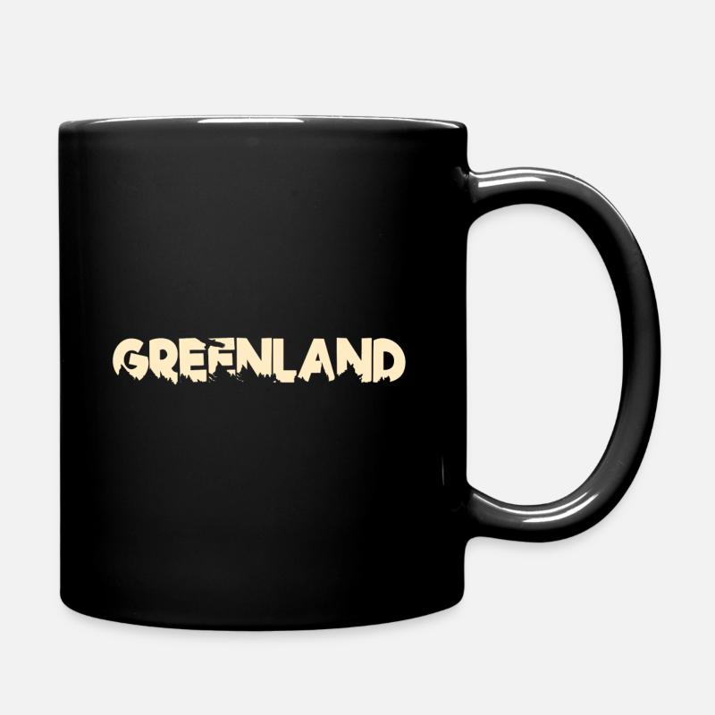 Groenland - Mug uni - noir