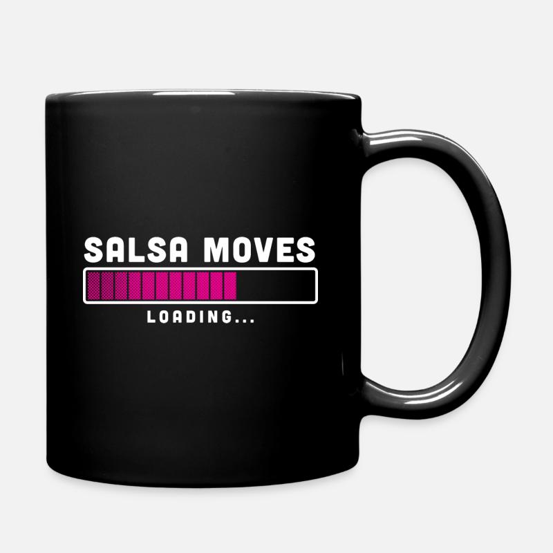 La salsa déplace le cadeau drôle de danseur de salsa - Mug uni - noir