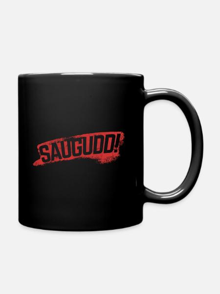 Saarland Saarbrücken Saarländer - Tasse einfarbig - Schwarz