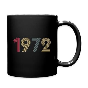 Year 1972 customizable - Full Colour Mug - black - Right