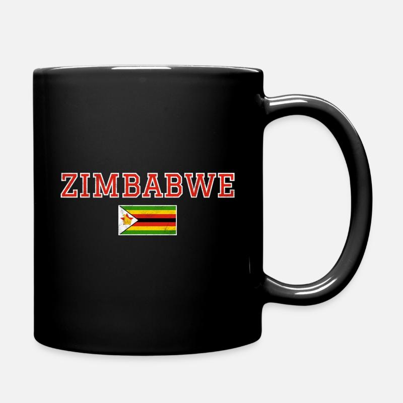 Simbabwe - Tasse einfarbig - Schwarz