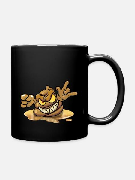 Rocking Poop - Tasse einfarbig - Schwarz