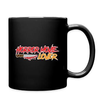 Horrorfilm Horror Horrorfilm Fan Geschenk - Tasse einfarbig - Schwarz - Rechts