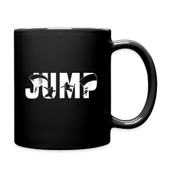 Parachute Sport Jump Skydiver - Full Colour Mug - black - Right