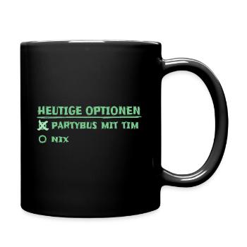 tim - Tasse einfarbig - Schwarz - Rechts