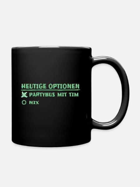 tim - Tasse einfarbig - Schwarz