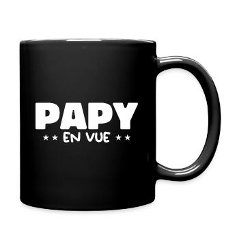 Papy En Vue - Mug uni - noir - Droite
