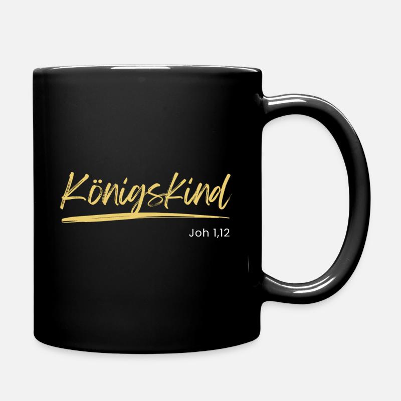 Kind des Königs - Tasse einfarbig - Schwarz