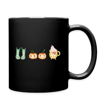 Plaisir d’automne - Mug uni - noir - Droite