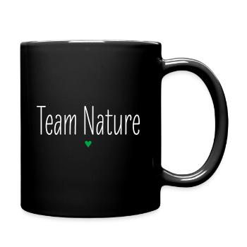 Team Nature, Partner Look, Group Shirt, Nature Conservation - Full Colour Mug - black - Right