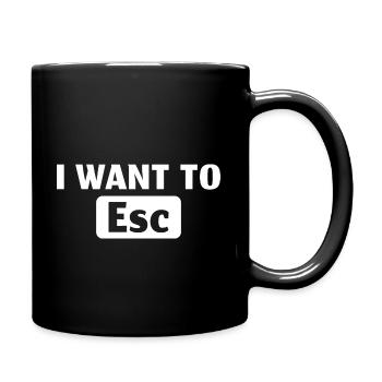 Programmierer Nerd Informatiker - Tasse einfarbig - Schwarz - Rechts