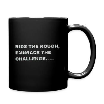 Gravel, Mountain Bike, Passion, Cycling - Full Colour Mug - black - Right