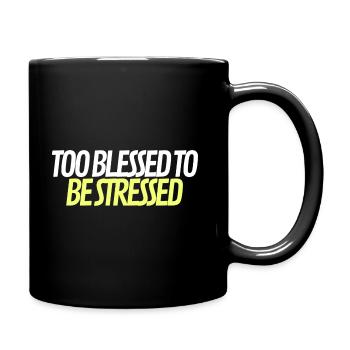 no stress - Tasse einfarbig - Schwarz - Rechts