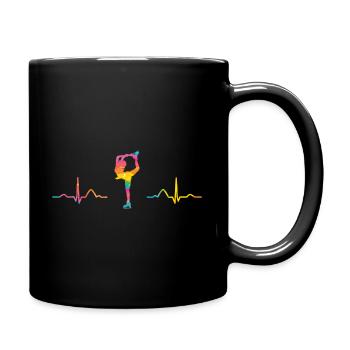Figure Skating Ice Skating Figure Skating - Full Colour Mug - black - Right