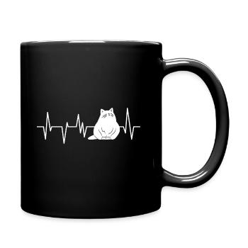 Chat Chat Chat - Mug uni - noir - Droite