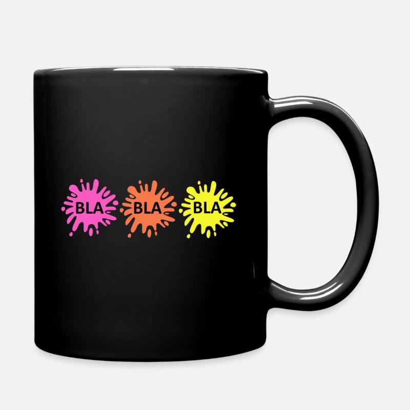 Bla blat drôle - Mug uni - noir
