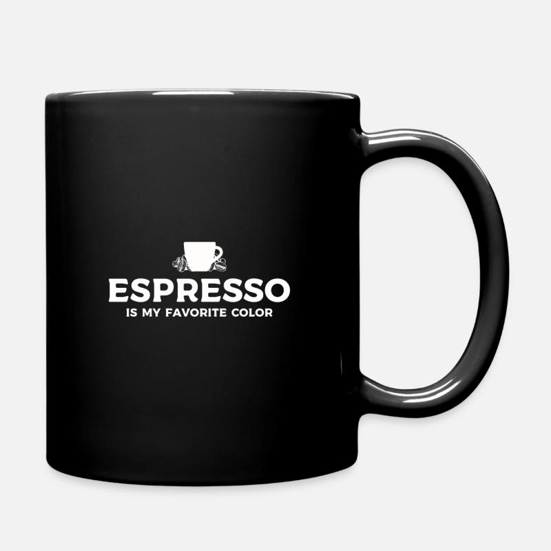 espresso - Full Colour Mug - black
