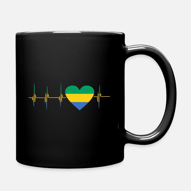 Gabon Afrique Idée cadeau - Mug uni - noir