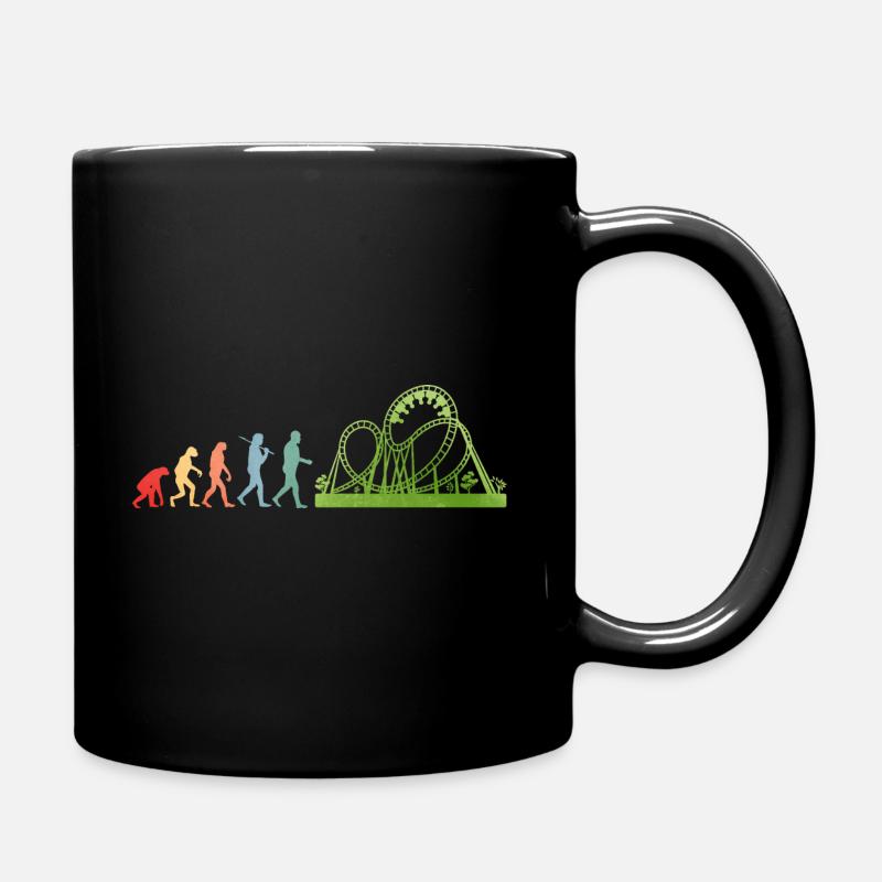 Achterbahn - Tasse einfarbig - Schwarz