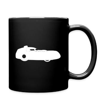 Velomobil Evolution Lustig Velomobilist Liegerad - Tasse einfarbig - Schwarz - Rechts
