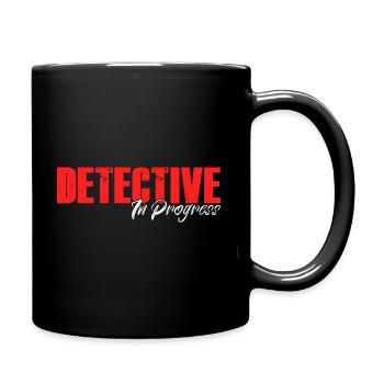 Detective In Progress apprécie les podcasts true Crime - Mug uni - noir - Droite