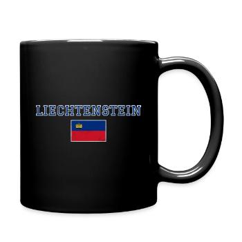 Liechtenstein - Tasse einfarbig - Schwarz - Rechts