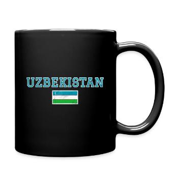 Ouzbékistan - Mug uni - noir - Droite