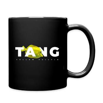 Gelber Tang Marine Fish Keeper - Tasse einfarbig - Schwarz - Rechts