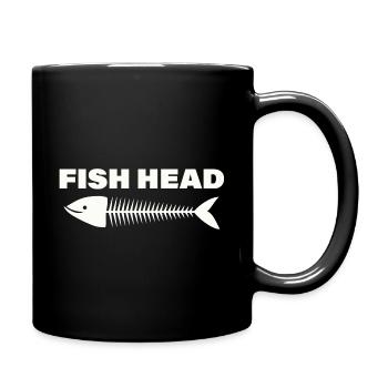 FISH HEAD - Tasse einfarbig - Schwarz - Rechts