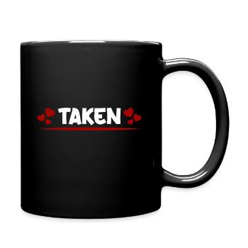 14. Februar Valentinstag-Geschenk Vergeben Liebe - Tasse einfarbig - Schwarz - Rechts