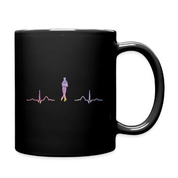 Figure Skating Ice Skating Figure Skating - Full Colour Mug - black - Right