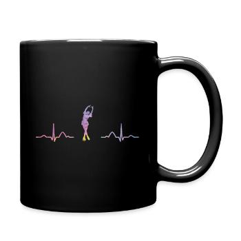Figure Skating Ice Skating Figure Skating - Full Colour Mug - black - Right
