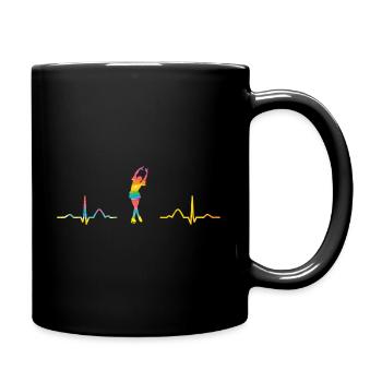 Figure Skating Ice Skating Figure Skating - Full Colour Mug - black - Right