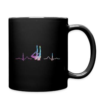 Synchronschwimmen Team Artistic Swim - Tasse einfarbig - Schwarz - Rechts